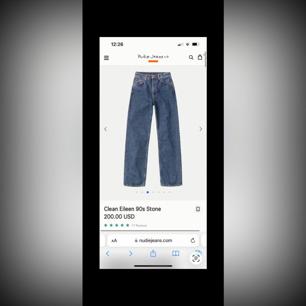 Nudie Jeans Clean Eileen 90s Stone - Picture 5 of 9